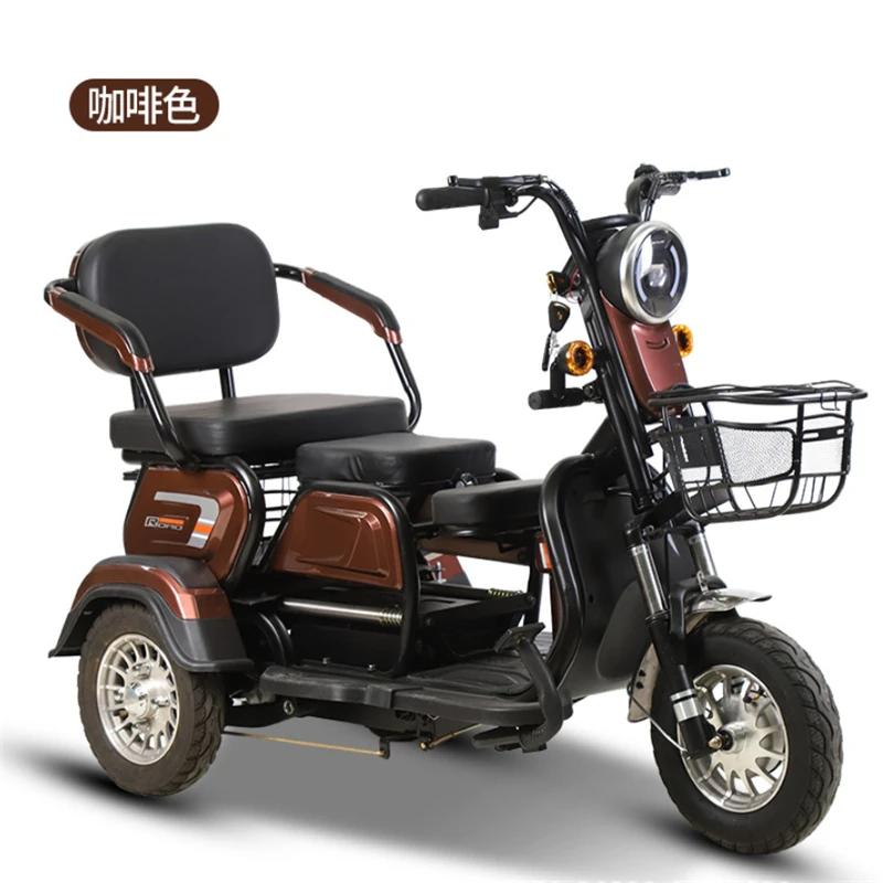 48V 500W electric bicycle 20 inch folding electric bicycle Take an electric tricycle for two person