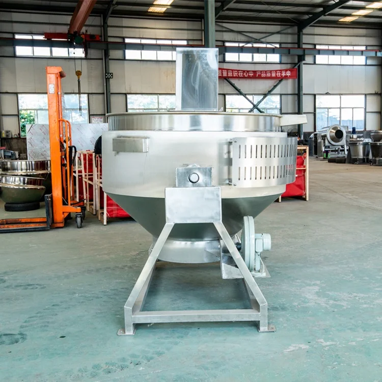 
Industrial 100l gas heated jacket kettle 