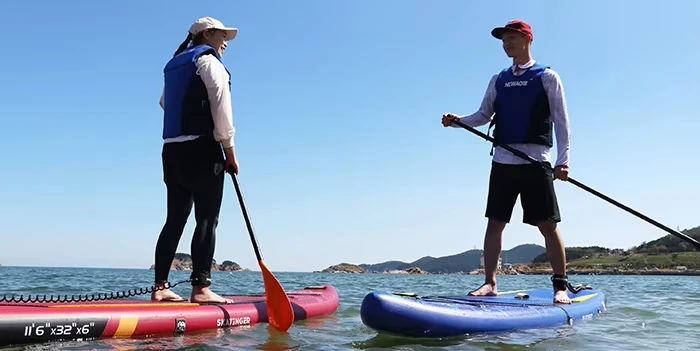 Skatinger Manufacturer OEM ODM Double layer inflatable sup board sup stand up paddle board