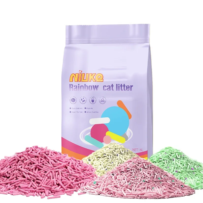 Factory Wholesale Tofu Cat Litter Deodorant Bale Bentonite Mixed Beads 10kg Large Quantities Premium Cat Litter