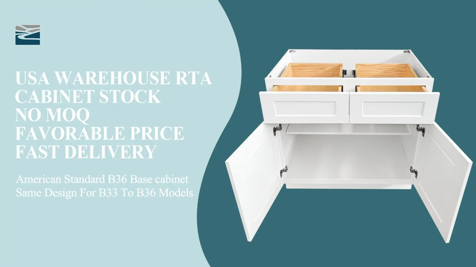 Modern 10X10 Kitchen Modular Cabinets Full Pallet Transport Fast Delivery Solid Wood Ready-to-Assemble American Standard
