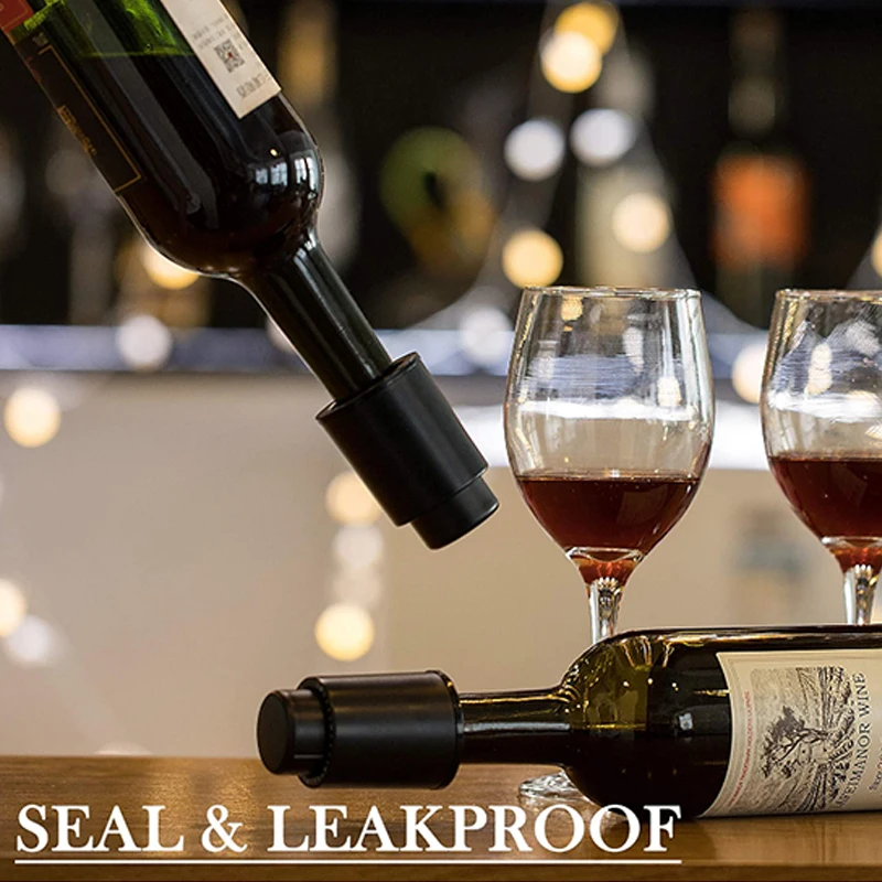 Винные бутылки пробки вакуумные винные пробки многоразовые винные консерванты со шкалой времени