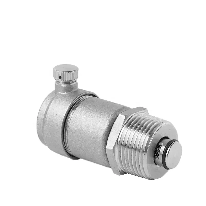 304 Stainless Steel Automatic Exhaust Valve Silk Buckle Tap Water Pipe Bleeder Valve Door Emptying Water Purification Valve