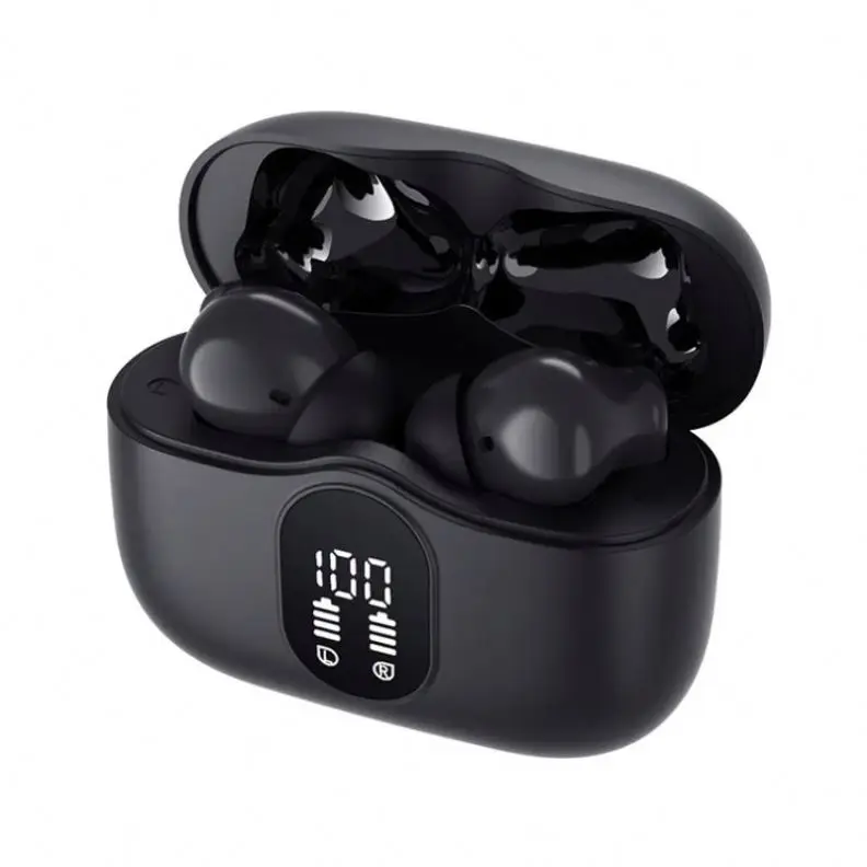 A90 Headphones True Wireless Earbuds active noise cancel LED Power Display Earphones  IPX4 earphone noise cancelling headphone