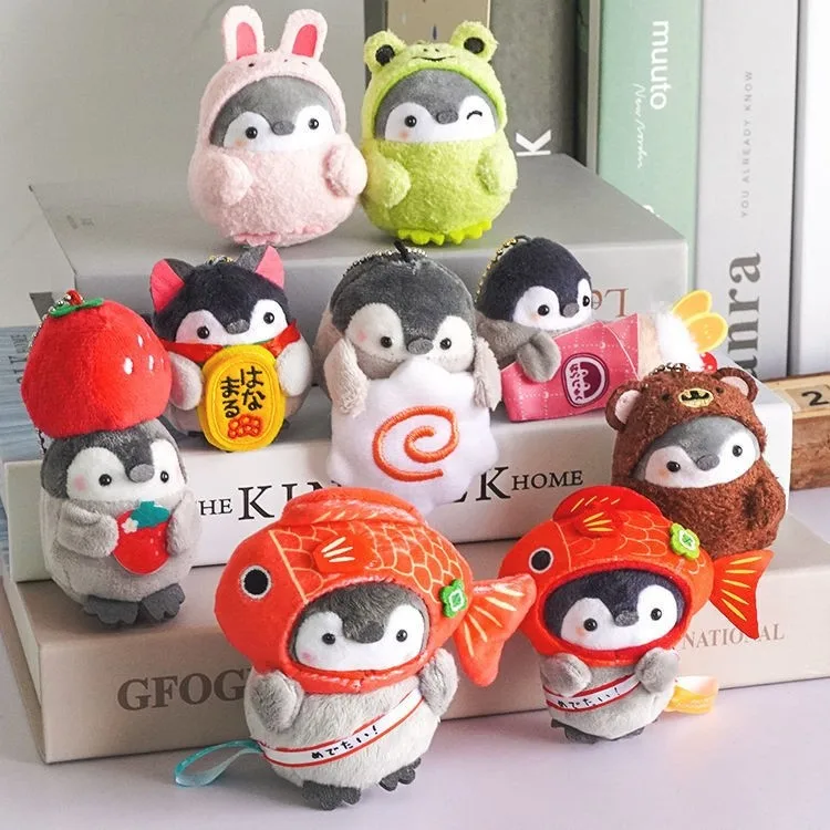 Оптовая продажа плюшевый брелок Kawai с подвеской в виде пингвина снэппера хомяка