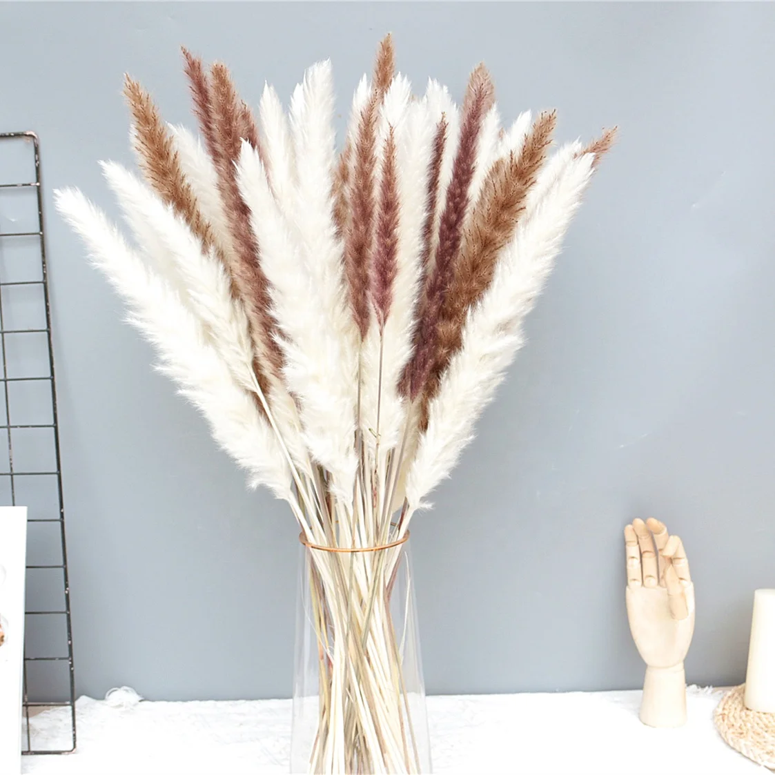 Natural Dried Flowers Small Natural Pampas Grass Wedding Wall Decoration Home Arrangement Office Baby Pampas