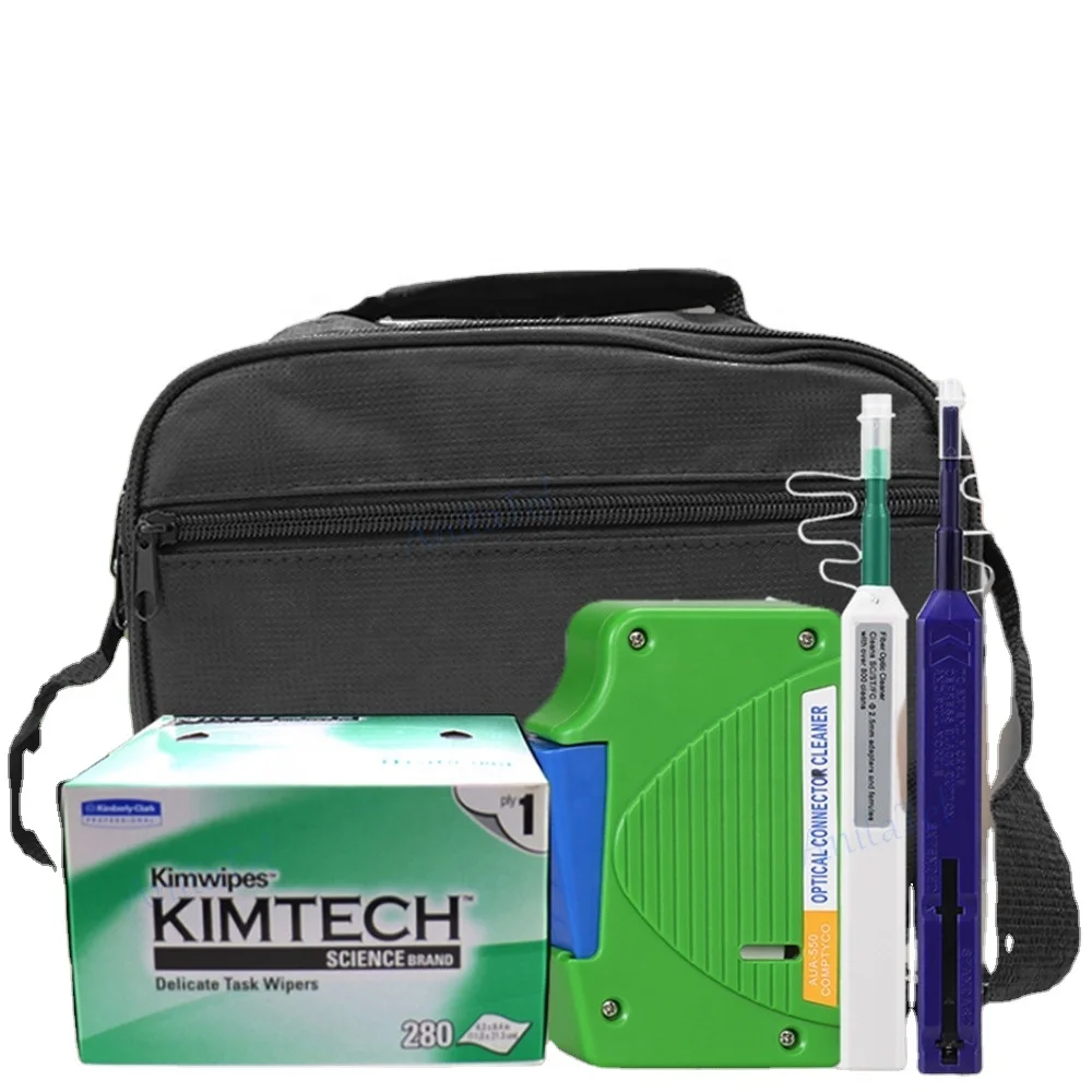 Original CL520 Fiber Optical Cleaning Tool Kit with SC/LC Cleaning Pen Cassette Sticks for FTTH Network POE TCP Use
