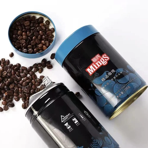 factory direct sale customized round tea/coffee tin can moisture-proof