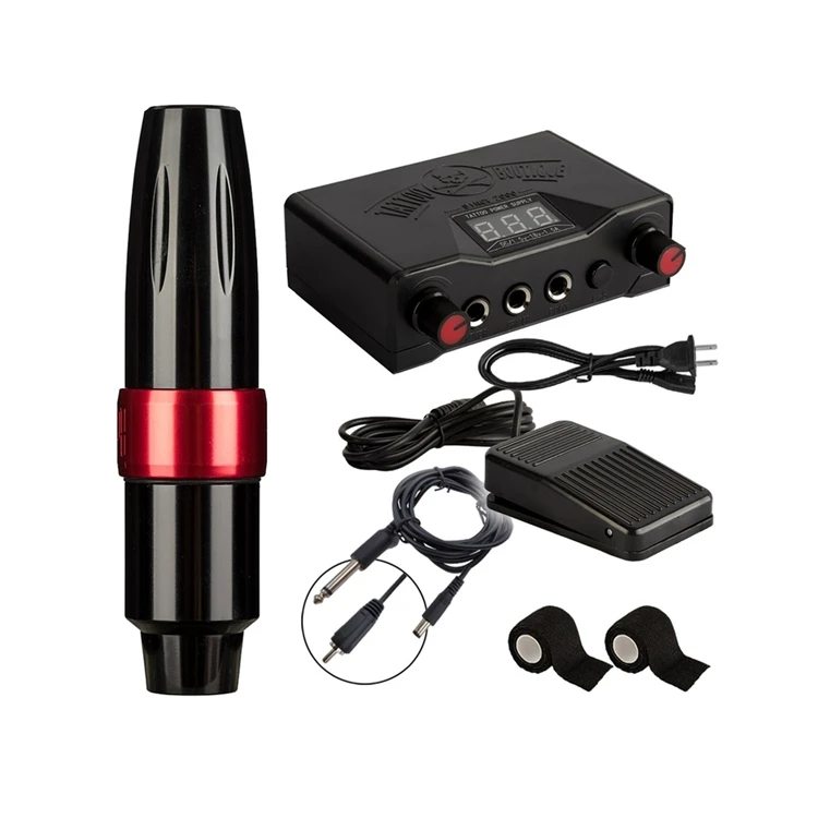 Индивидуальный Новый бренд 2022 набор для татуировки Профессиональный Комплект тату машинки видео