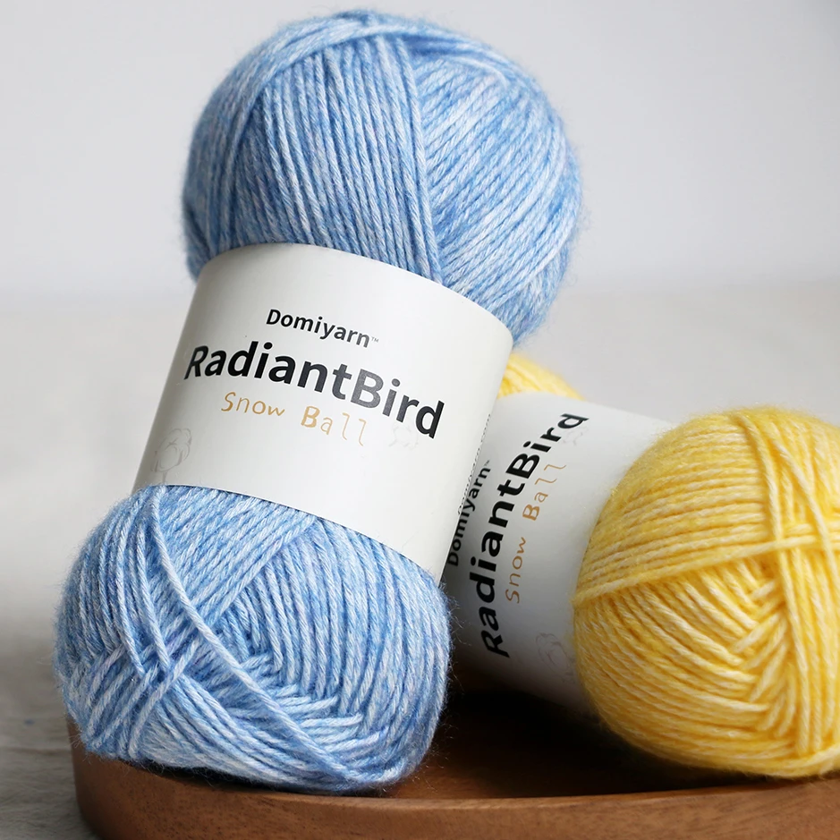 New Design OEM/ODM Snow Ball 50g/142yd/130m  for Blanket yarn manufacturing baby yarn