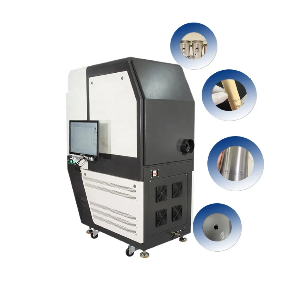 Factory Price Large Closed Jewelry Laser Engraver 50W Fiber Laser Machine For Writing On Rings Bracelet Or Pendants