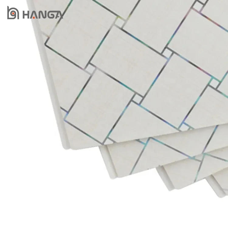 House Building Materials Indoor Marble Wall Decoration Interior Decorative PVC Wall Panel For Bathroom