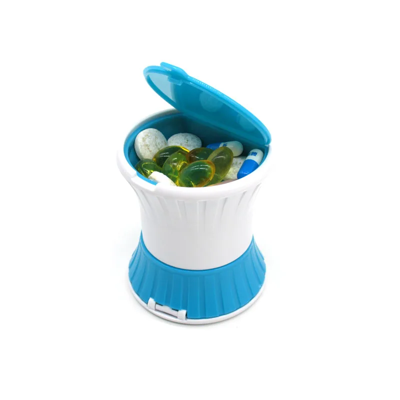 Medication Pill Crusher Pulverizer Cutter Splitter Grinder  Multifunctional, three in one portable travel pill crusher