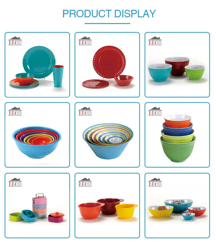 cheap plastic fruit dinnerware type melamine color plastic bowl