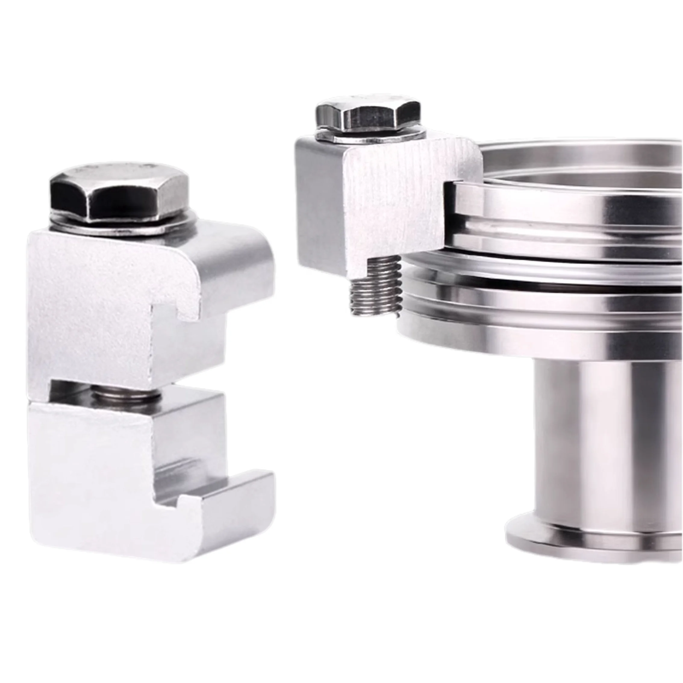 M12 Vacuum Fitting Aluminium ISO Double Claw Clamp C caliper nut bolt single-sided double quick-fit hook type flangefittings