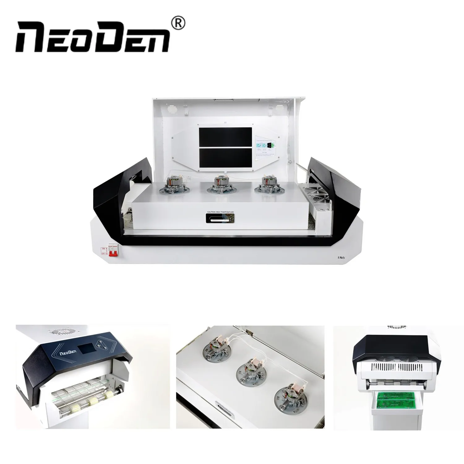 NeoDen IN6 LED production line high quality welder hot air SMT lead-free energy-saving reflow oven