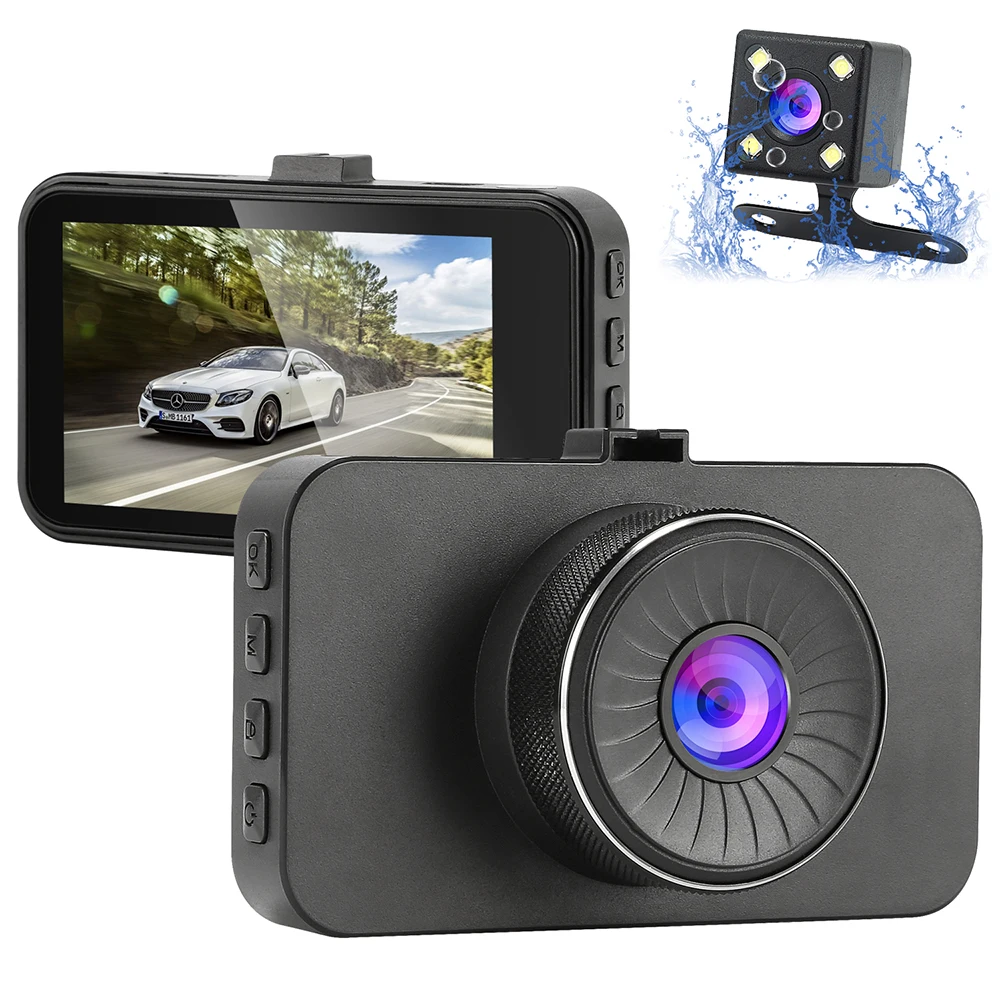 
Vanci HE18 Dual Lens 3.0' Display G-sensor 1080P Driving Recorder Dashcam 