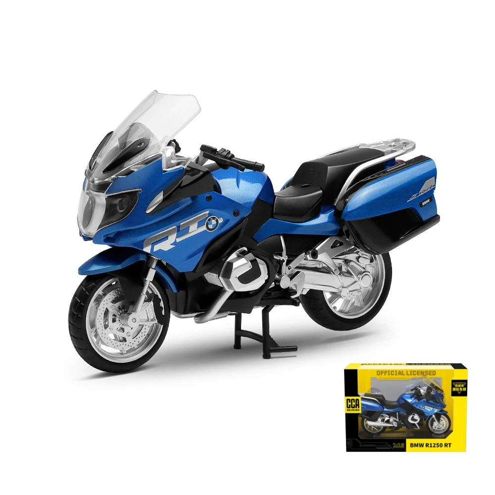 1/12 BMW R1250 RT, игрушечный мотоцикл, CCA, MSZ, металлическая модель, 1:12 гоночная миниатюрная коллекция, подарок для мальчиков