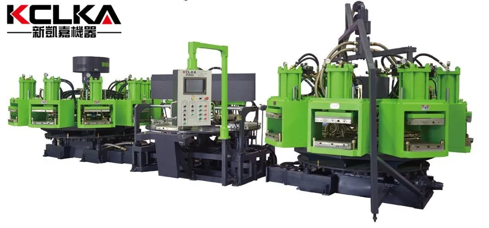 Полностью автоматическая ротационная двойная пенообразующая машина EVA. EK88-8H-10C