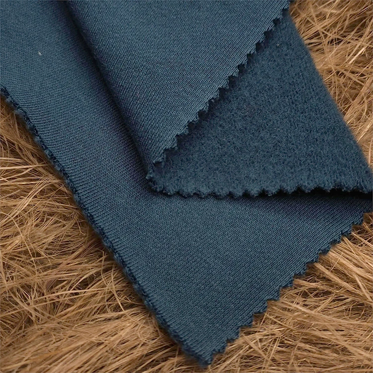 Sts2026-New 90%Cotton 10%Sorona Comfortable Micro-Elastic Hoodies Material Knitting Fabric For Making Hoodies