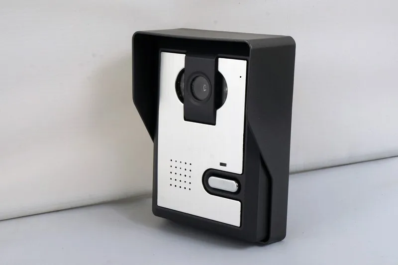 Easy Install Wired Doorbell with Camera 7 inch Villa Ring Camera 4 Wire Door Lock and Door Intercom 1V2