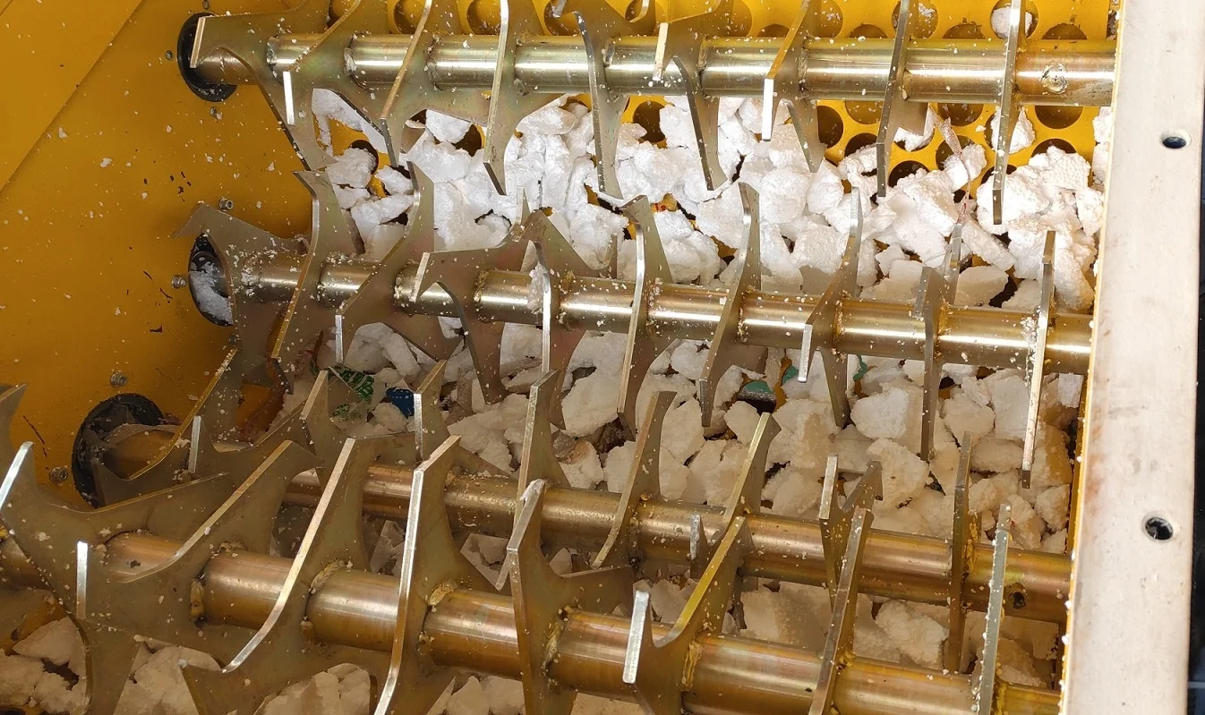 
EPS compactor eps scrap blocks recycling plastic equipment 