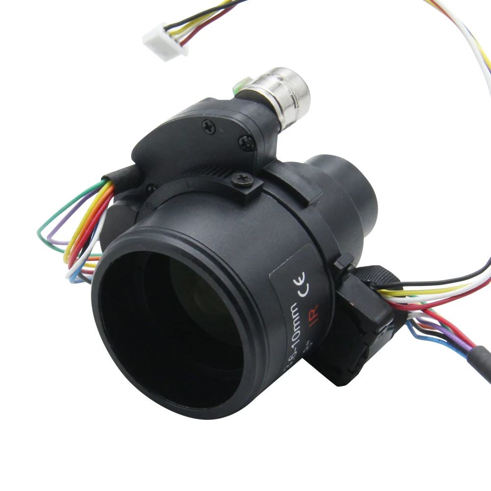 Объектив камеры видеонаблюдения 6MP 3,6-10 мм с моторизованным зумом и двойным двигателем