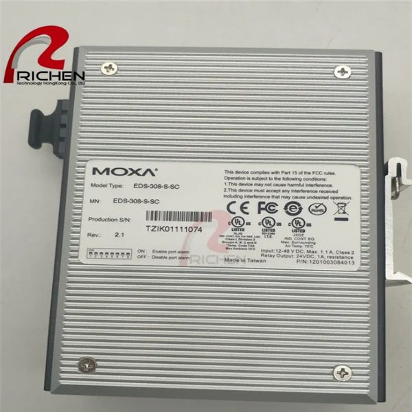 Новый и оригинальный модуль коммутатора Ethernet мокса EDS-308-T в наличии на