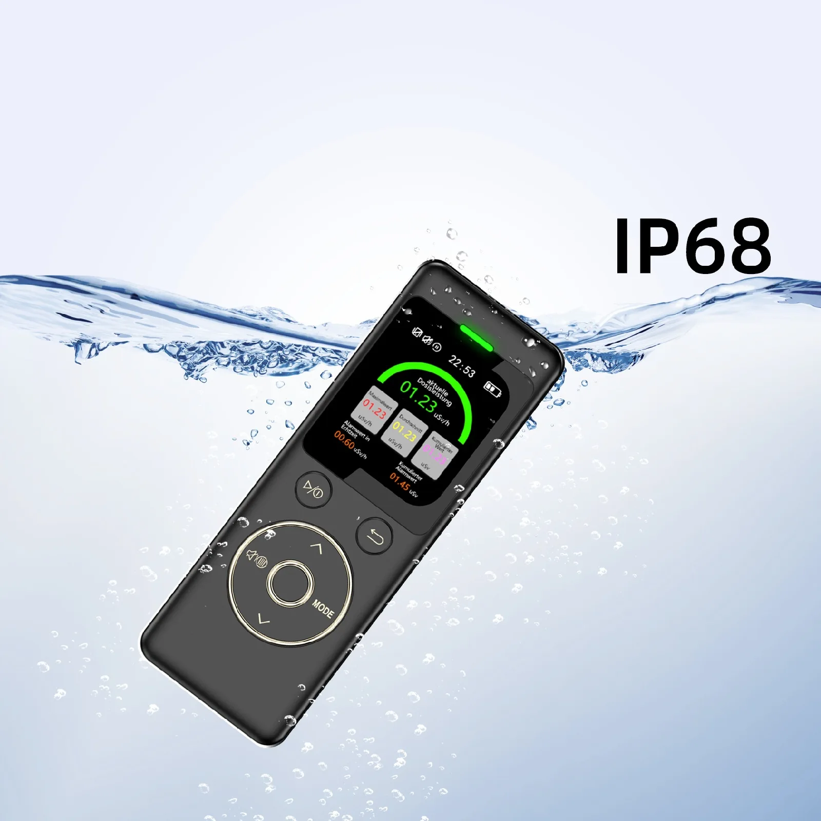 Geiger Counter Nuclear Radiation Detector Personal Dosimeter X-ray Radioactivity Tester Marble Detector