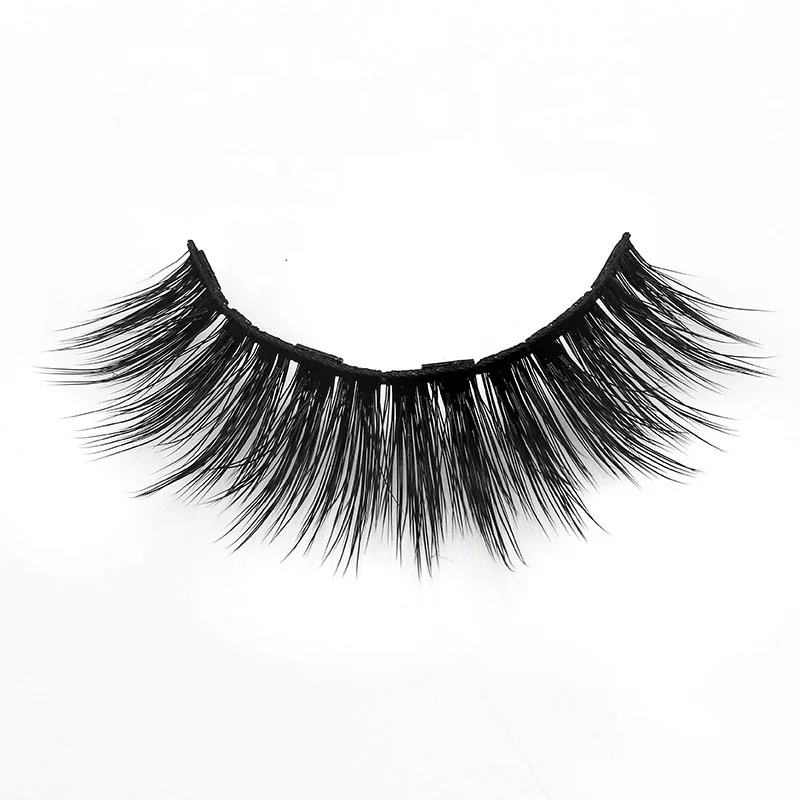 
Factory price 3D silk lashes private label magnetic eyelashes 
