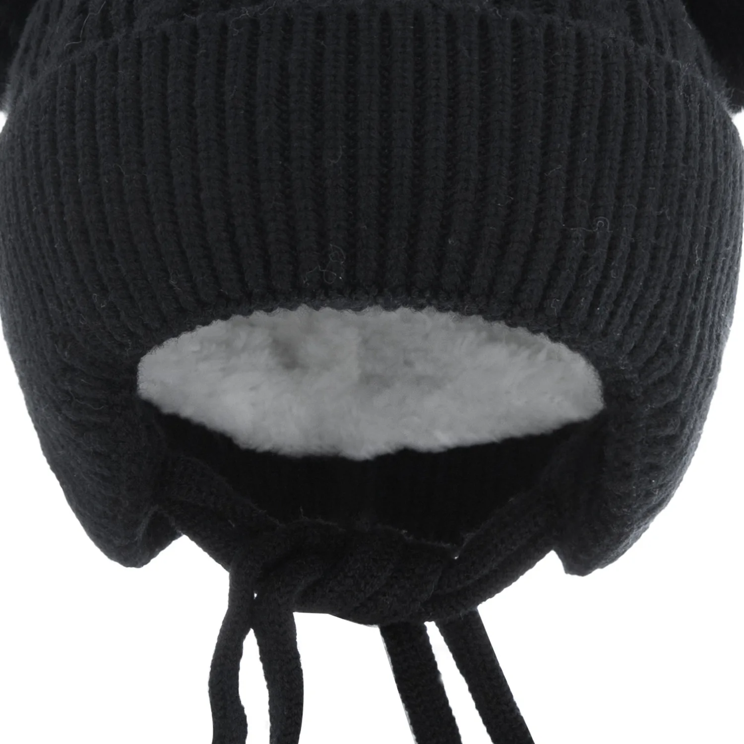 Double Pompom Hat Winter Knitted Kids Baby Girl Hat Warm Thicker Children Infant Beanie Cap Bonnet D471-1