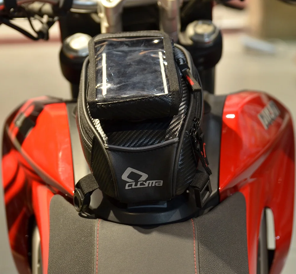 
CUCYMA New Style PU Small Motorcycle Tank Bags With Magnetic 