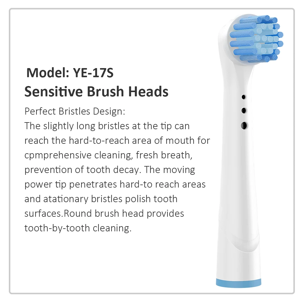 16 Packs Toothbrush Head Compatible with B raun Oral Electric Toothbrush Replacement Brush Heads for Pro 1000 2000 500 300 Smart