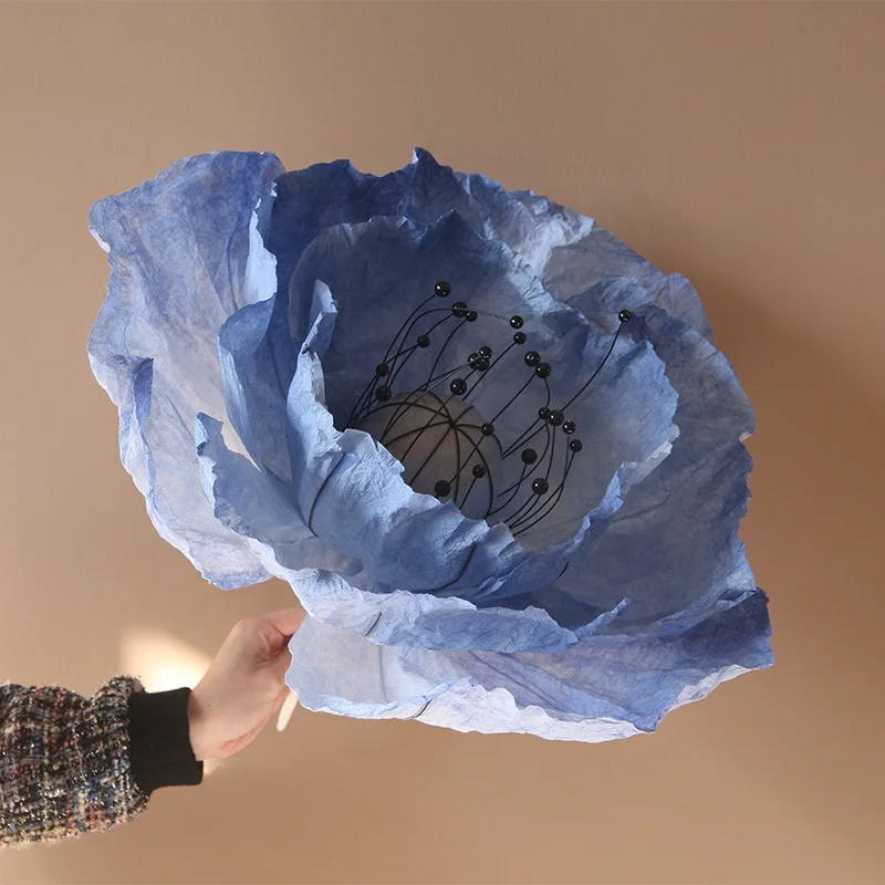 YOPIN 294 Artificial Flowers Wholesale Paper Flower Peony 3D Giant Paper Flowers Craft