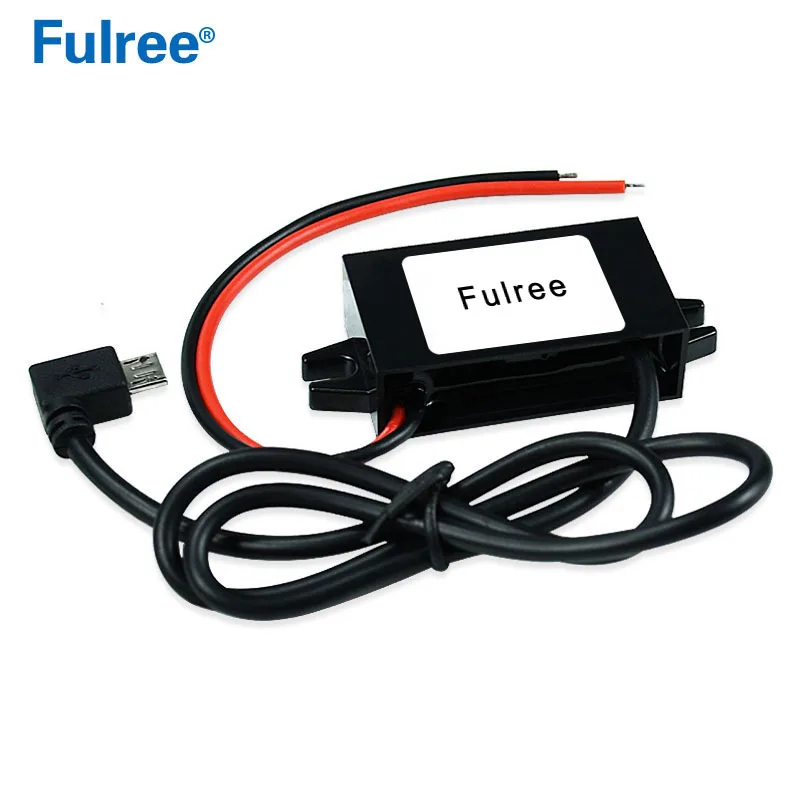 12V 24V to 5V 3A 15W Micro Mini Female USB Car Charger  Charging Adapter DC DC Step Down Converter Buck Module 12 Volt to 5 Volt