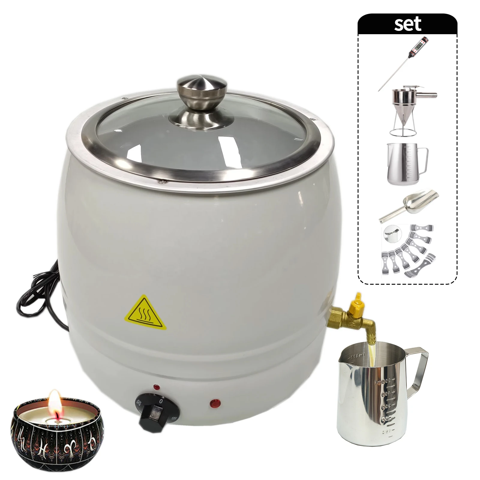 Профессиональный парафиновый нагреватель из нержавеющей стали