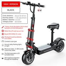 SEALUP 50-60km 2021 Electric Scooter  48v 500W/  1000w   Q20 Frame And Accessories For Sale