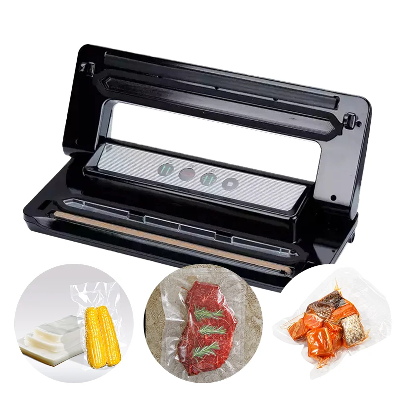 Customization domestic vacuum sealer machines Fully automatic operation works vacuum sealer built in cutter