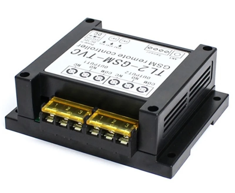 30A Load Electrical Appliances Remotely Turning On/Off GSM Remote Controller Switch 1/2 Output Relay with Temperature Sensor