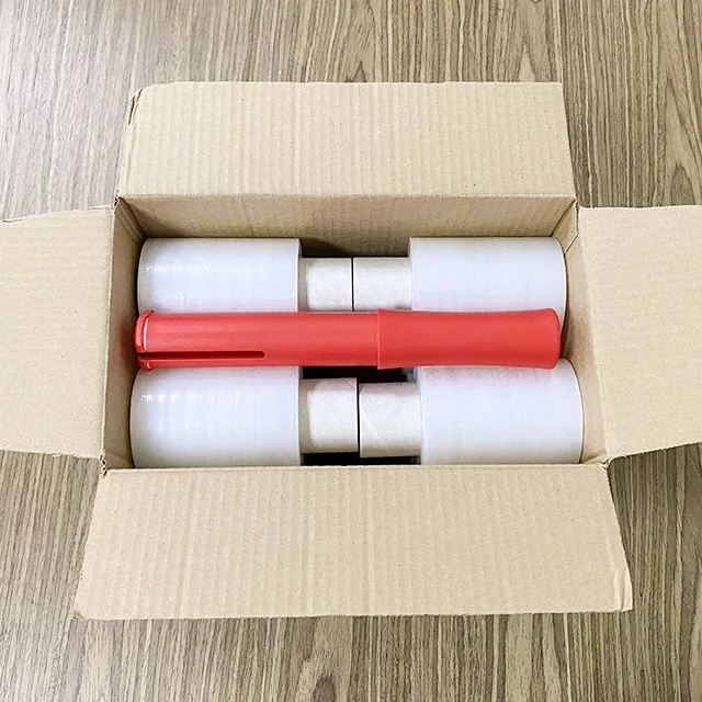 Factory Price 18 Inch Pe Pallet Stretch Wrap Film Carton Handy Mini Stretch Film