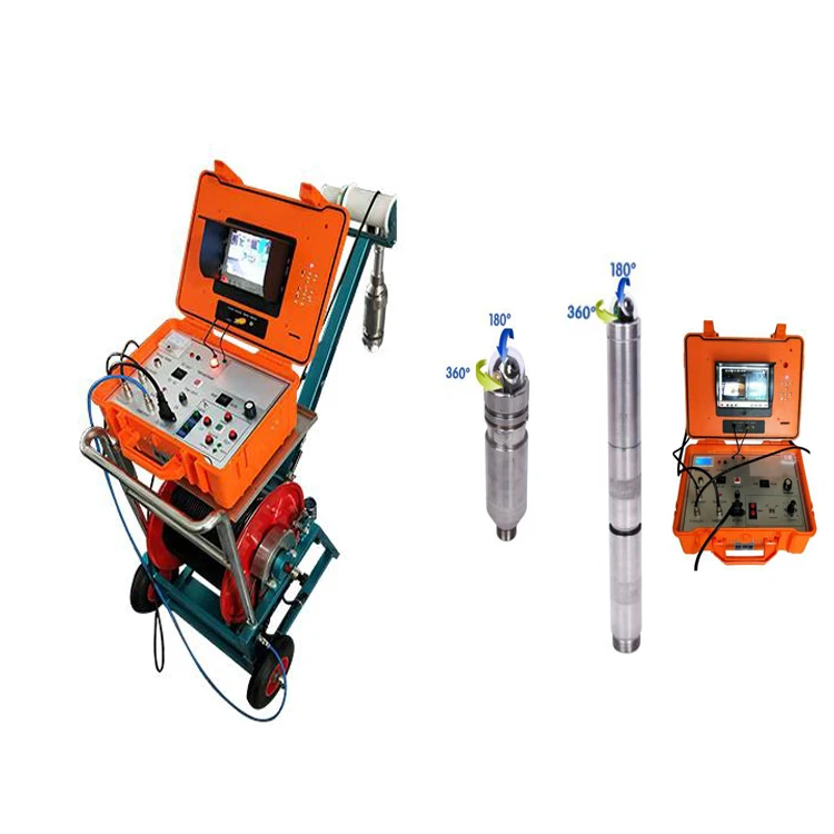 New  Deep Wall Well Vertical inspection camera borewell inspection camera with 300m