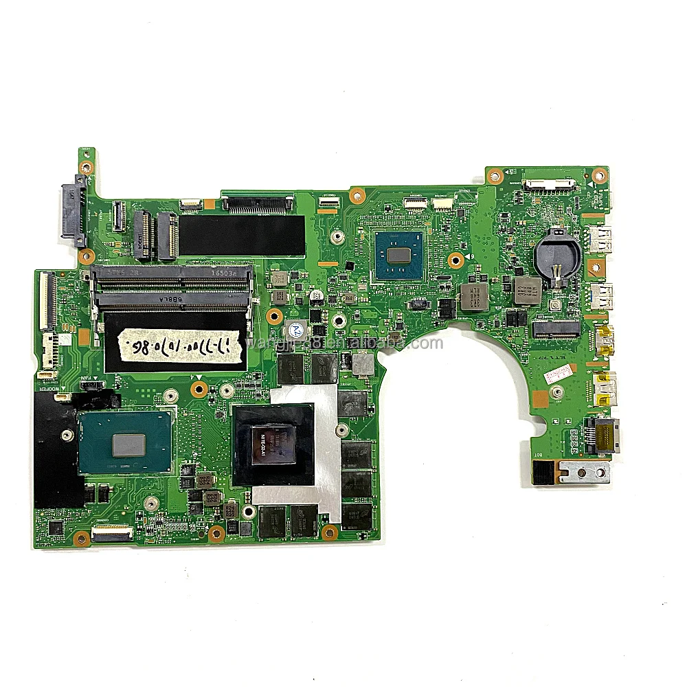 100% рабочая для Acer Хищник 17 G9-593 G9-793 материнская плата MU5DC CH7DC материнская плата NBQ1T11001 i5-6300 i7-7700HQ 970 м, 3G, с функцией GTX1070