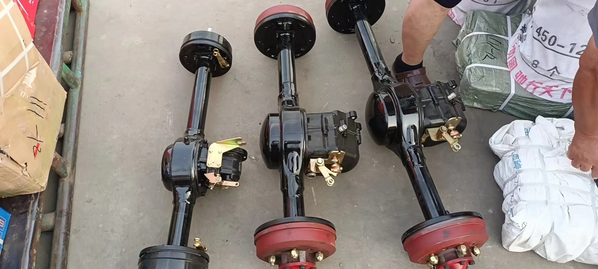 electric rickshaw axle electric rear axle tricycle rear differential axle