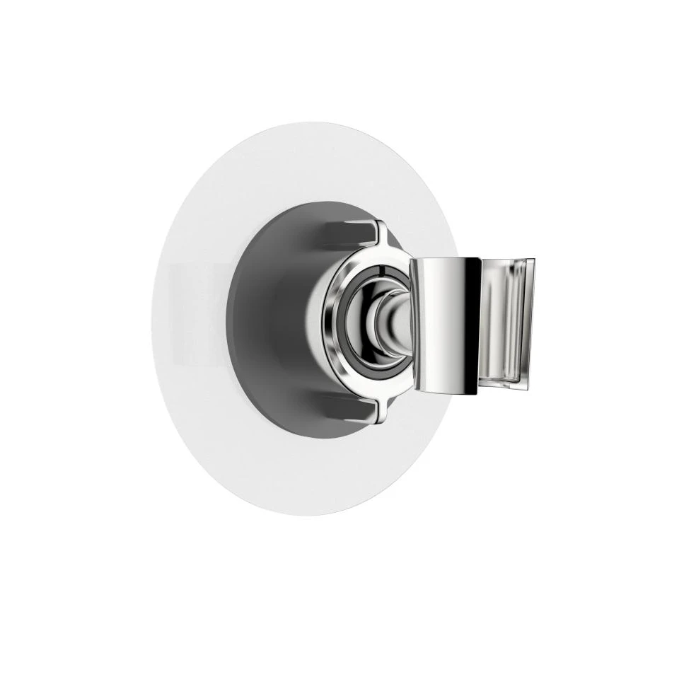 Adhesive Shower Head Holder Glue Pasted Adjustable Shower Wand Holder Drill Free Handheld Shower Head Wall Mount Bracket