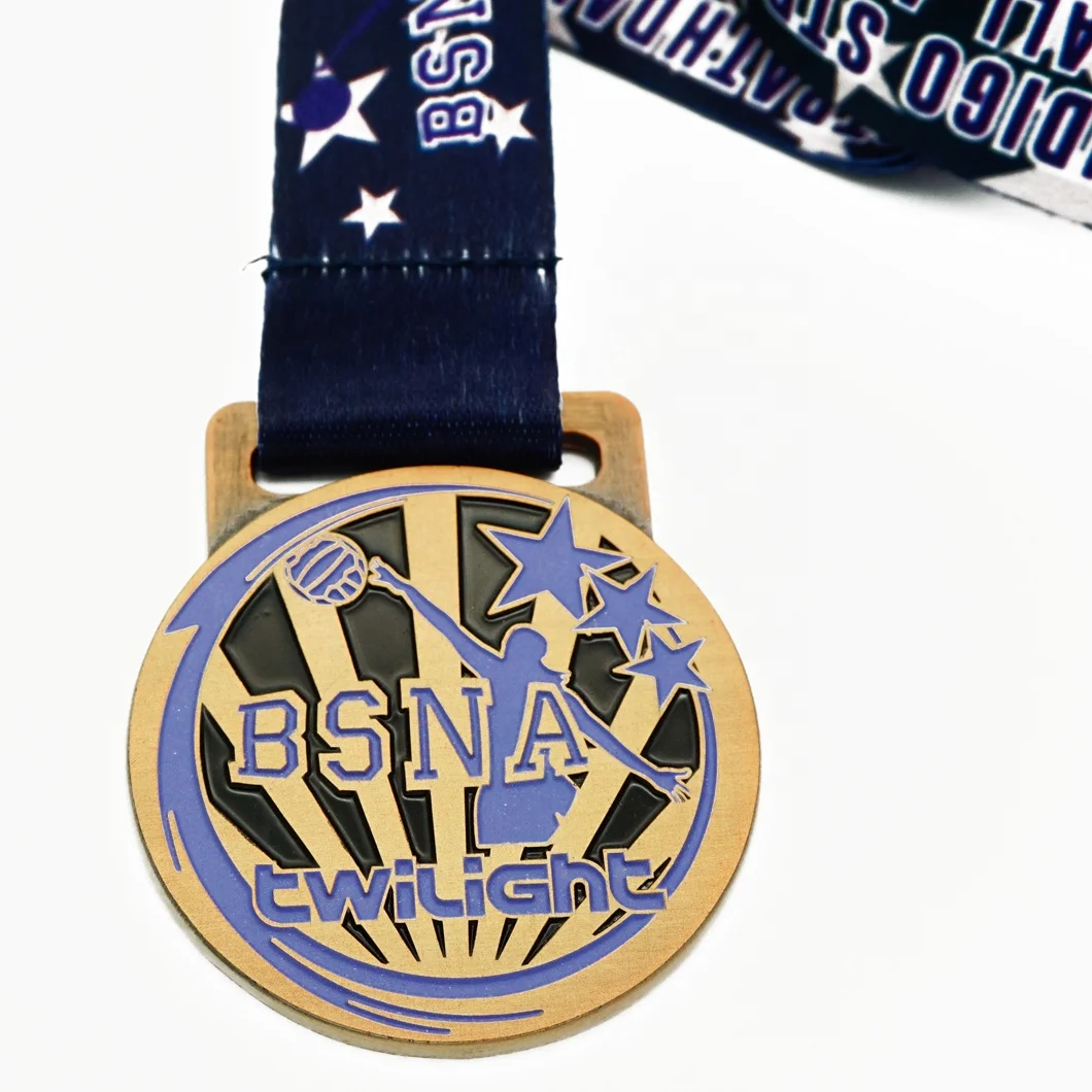 china custom medal maker Wholesale custom die cast marathon medals souvenir running sports 5K 10K award metal novel prize medal