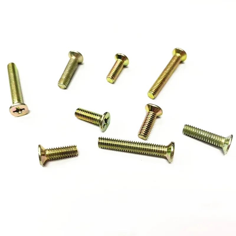 
China manufacture M4x25mm cross round furniture screw 