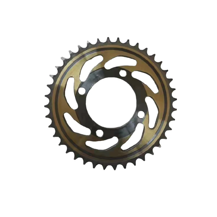HOT Sales colored sprocket 428 38t 47t chain spoket motorcycle parts for honda click 125i