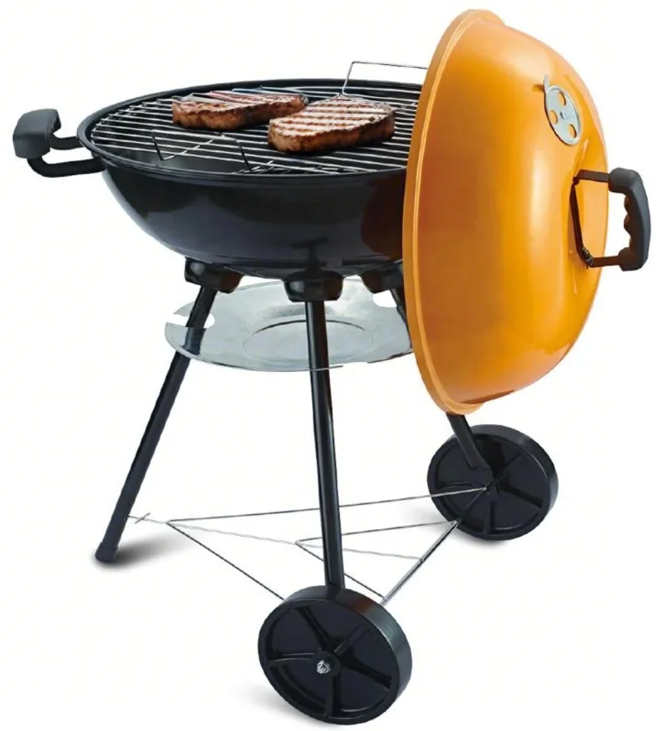 18 inch outdoor trolley kettle bbq high quality grill with porcelain enamel painted