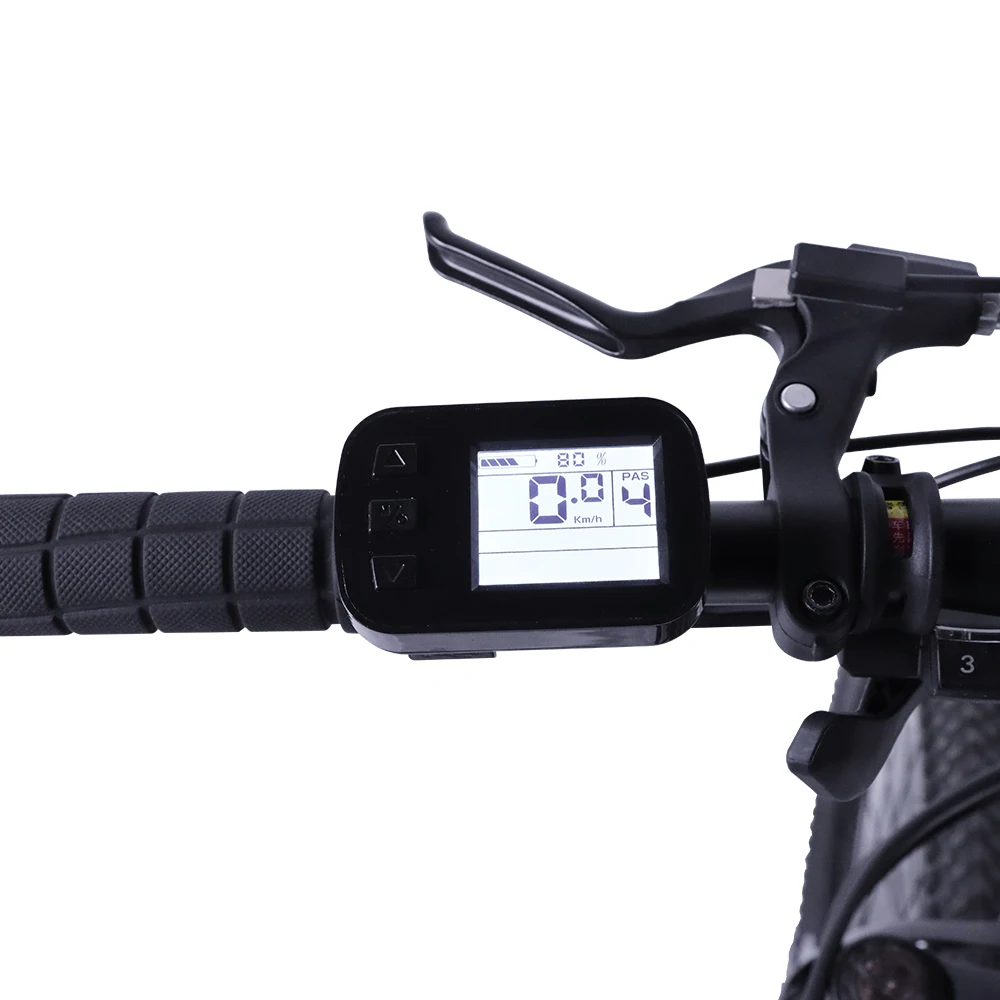 Multi-Information Display Control Panel Digital LCD Backlight 24v/36v/48v Ebike Display Electric Bike Meter for Ebike DIY