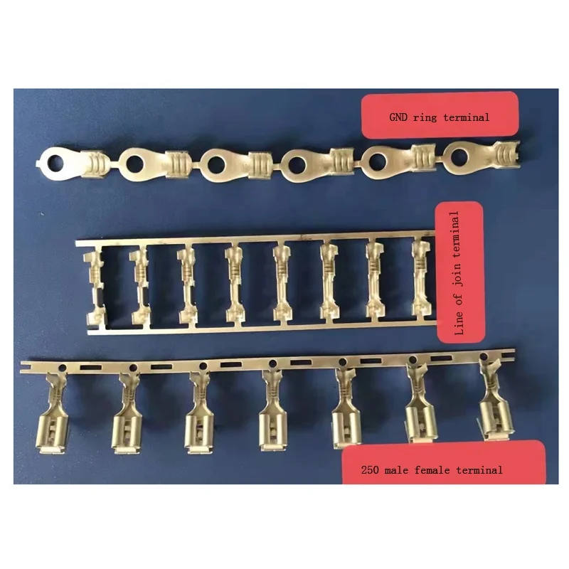 Replace 6.3 Crimp TE/DT/KET/AMP/MOLEX/JST terminal 6.3mm faston electrical connector Auto Terminals for home appliance cable lug